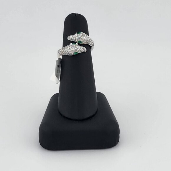 Enchanted Double Serpent Ring – Solid 925 Silver